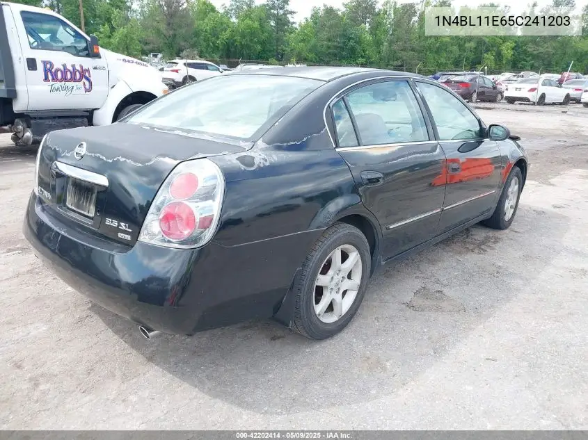 2005 Nissan Altima 3.5 Sl VIN: 1N4BL11E65C241203 Lot: 42202414