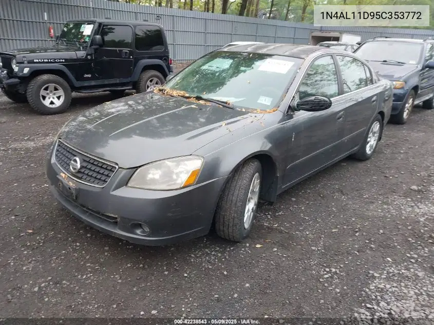 2005 Nissan Altima 2.5 S VIN: 1N4AL11D95C353772 Lot: 42238543
