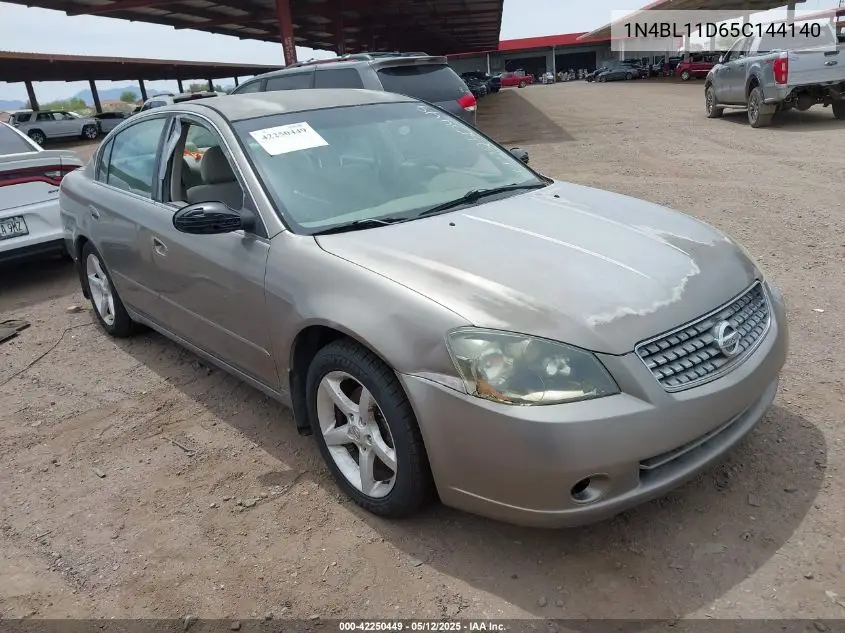 2005 Nissan Altima 3.5 Se VIN: 1N4BL11D65C144140 Lot: 42250449