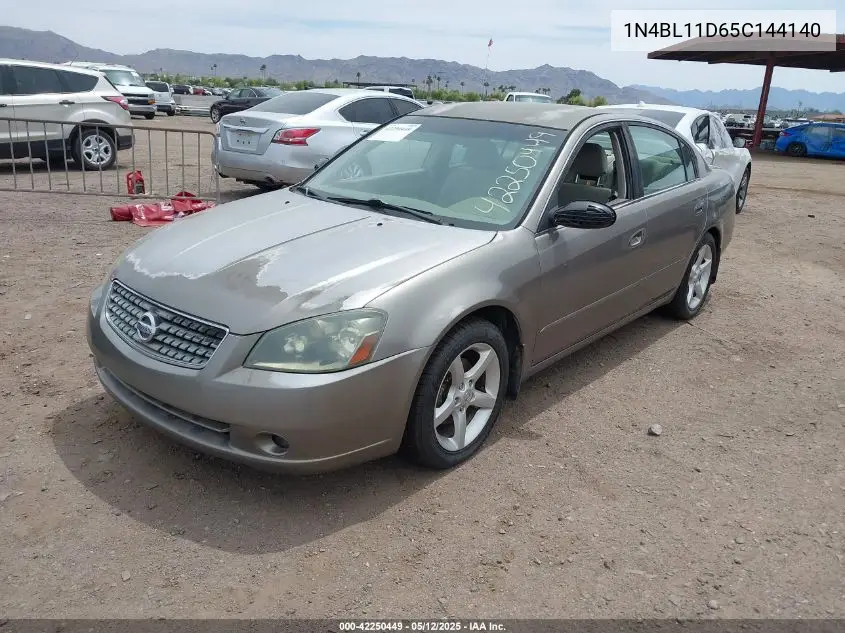2005 Nissan Altima 3.5 Se VIN: 1N4BL11D65C144140 Lot: 42250449