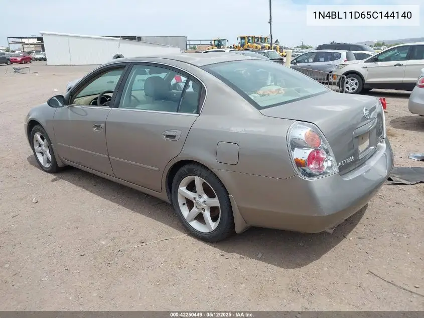 2005 Nissan Altima 3.5 Se VIN: 1N4BL11D65C144140 Lot: 42250449