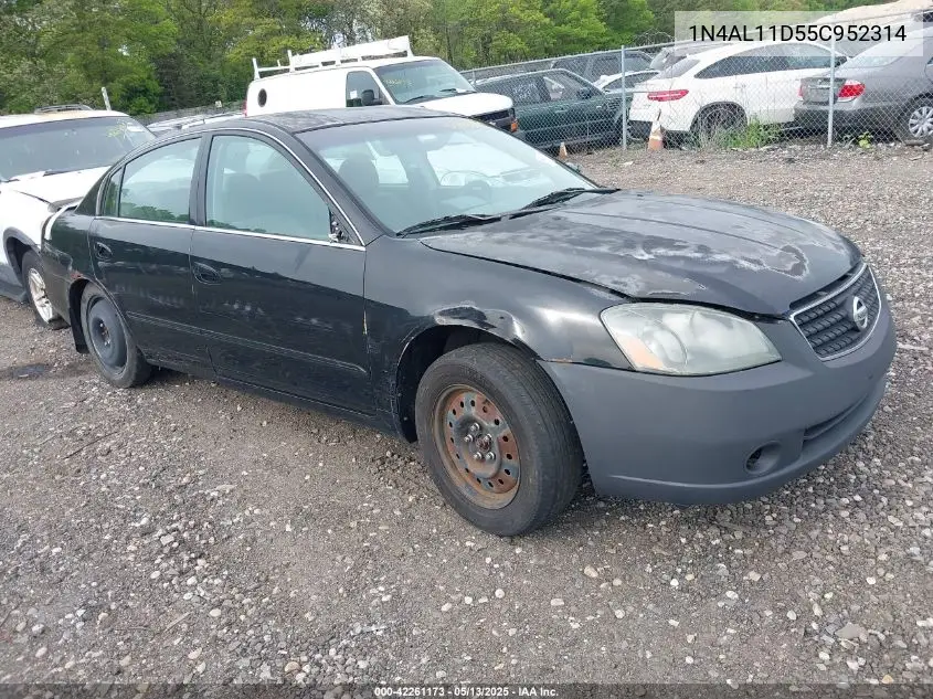 2005 Nissan Altima 2.5 S VIN: 1N4AL11D55C952314 Lot: 42261173