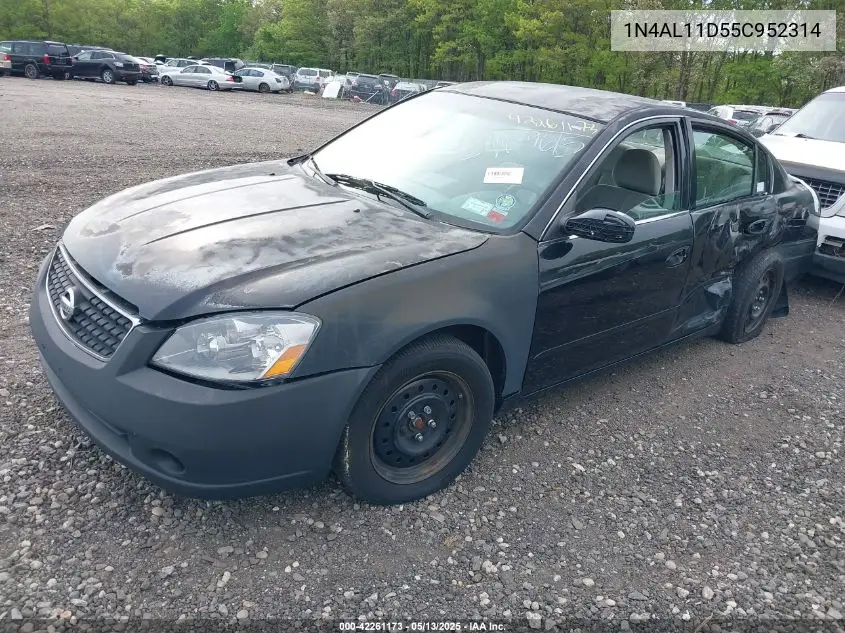 2005 Nissan Altima 2.5 S VIN: 1N4AL11D55C952314 Lot: 42261173