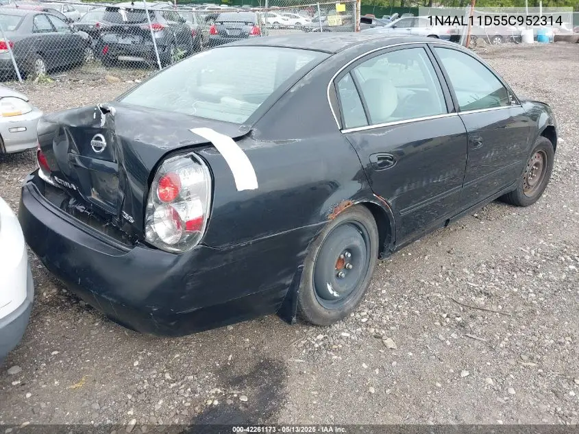 2005 Nissan Altima 2.5 S VIN: 1N4AL11D55C952314 Lot: 42261173