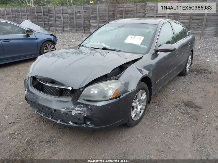 2005 Nissan Altima 2.5 S VIN: 1N4AL11EX5C386983 Lot: 42522726
