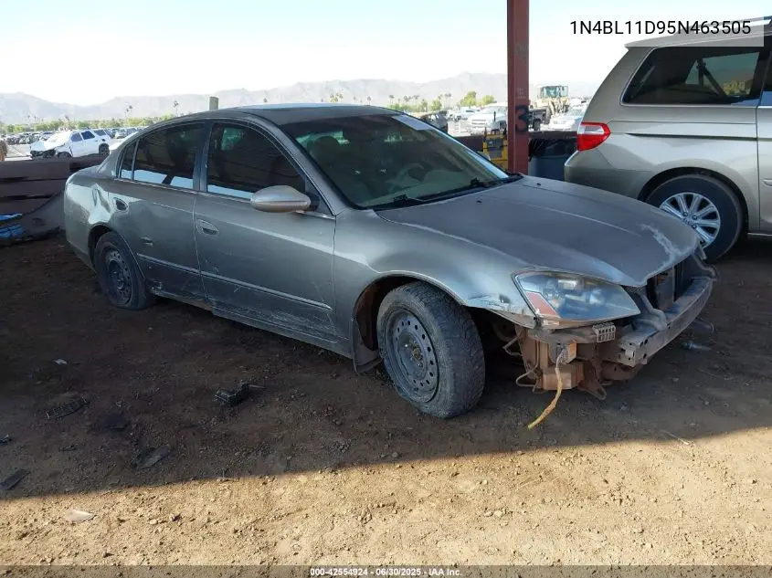 2005 Nissan Altima Se/Sl/Se-R VIN: 1N4BL11D95N463505 Lot: 42554924