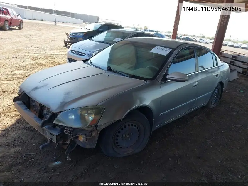 2005 Nissan Altima Se/Sl/Se-R VIN: 1N4BL11D95N463505 Lot: 42554924