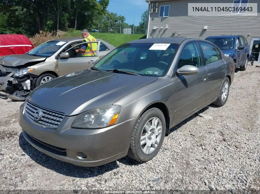 2005 Nissan Altima 2.5 S VIN: 1N4AL11D45C369443 Lot: 42564721