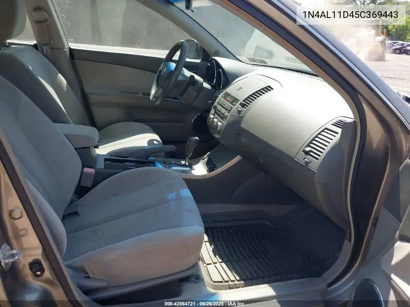 2005 Nissan Altima 2.5 S VIN: 1N4AL11D45C369443 Lot: 42564721