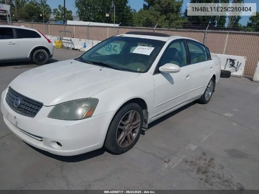 2005 Nissan Altima 3.5 Se VIN: 1N4BL11E25C280404 Lot: 42565717