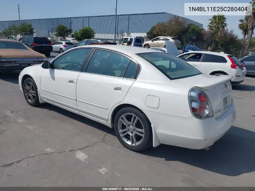 2005 Nissan Altima 3.5 Se VIN: 1N4BL11E25C280404 Lot: 42565717