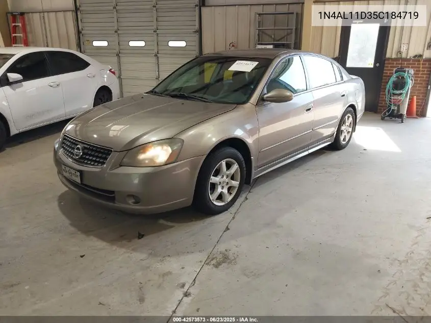 2005 Nissan Altima 2.5 S VIN: 1N4AL11D35C184719 Lot: 42573573