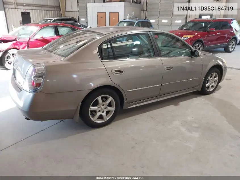 2005 Nissan Altima 2.5 S VIN: 1N4AL11D35C184719 Lot: 42573573