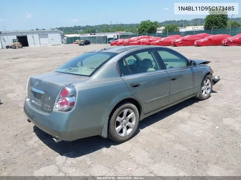2005 Nissan Altima 3.5 Sl VIN: 1N4BL11D95C173485 Lot: 42579750