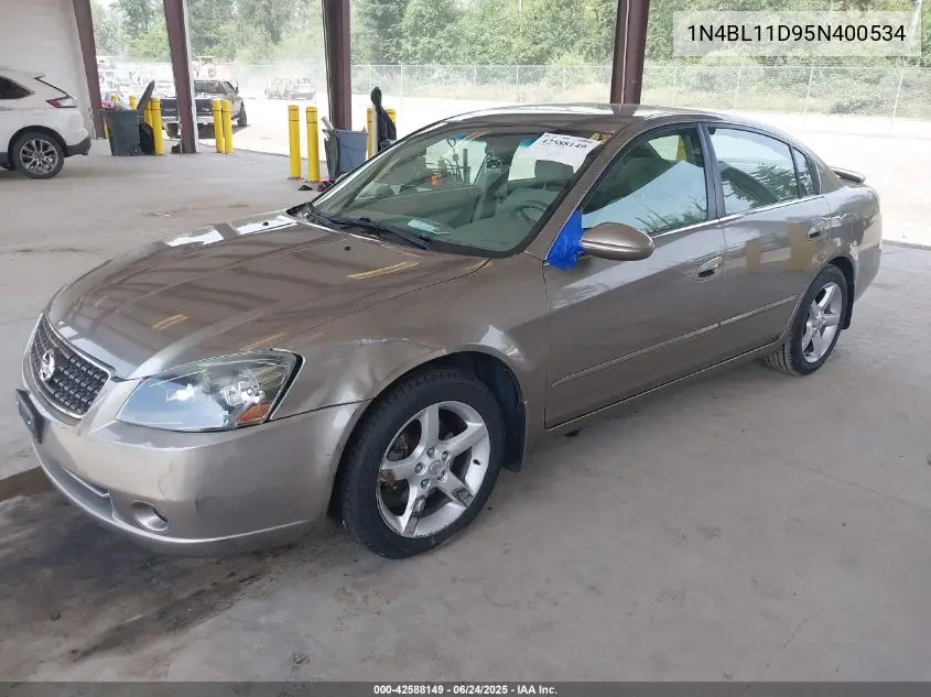 2005 Nissan Altima 3.5 Se VIN: 1N4BL11D95N400534 Lot: 42588149
