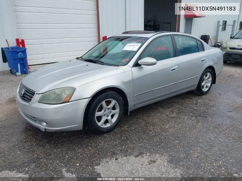 2005 Nissan Altima 3.5 Sl VIN: 1N4BL11DX5N491183 Lot: 42610632