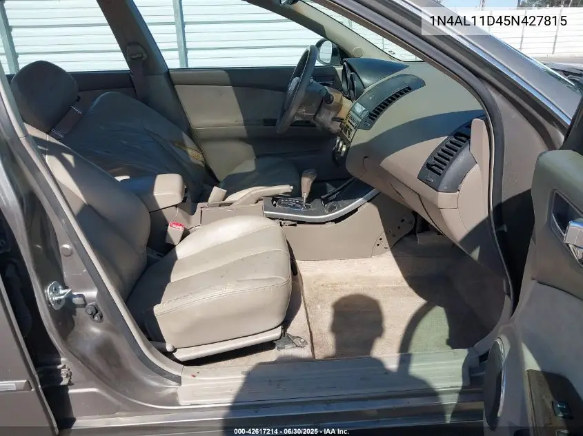 2005 Nissan Altima 2.5 S VIN: 1N4AL11D45N427815 Lot: 42617214