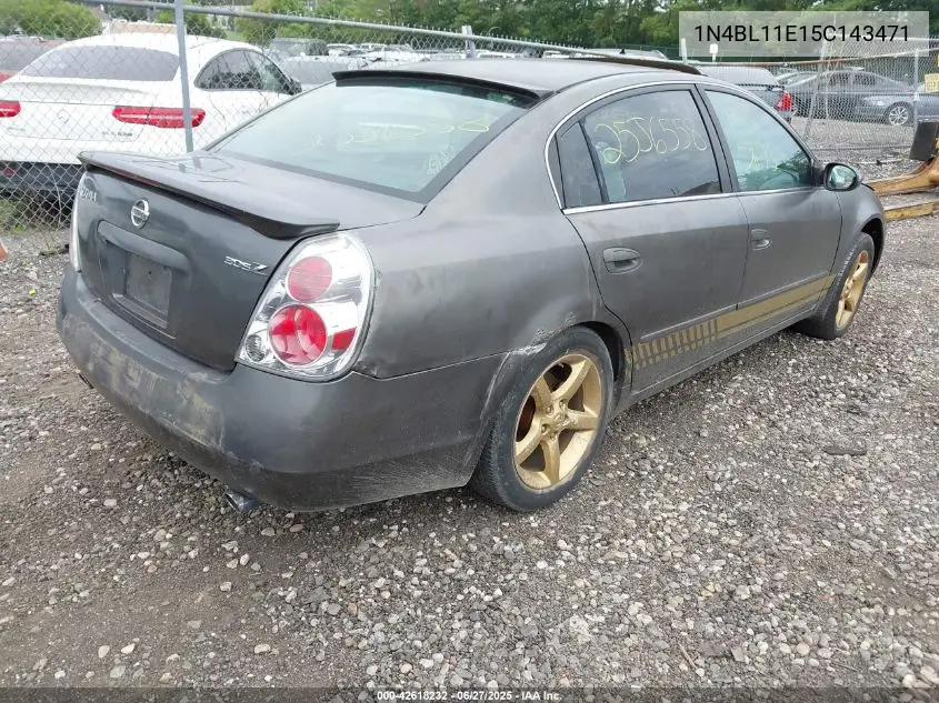 2005 Nissan Altima 3.5 Se VIN: 1N4BL11E15C143471 Lot: 42618232