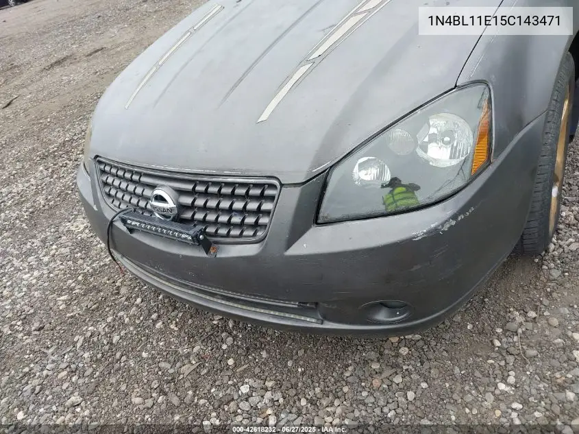 2005 Nissan Altima 3.5 Se VIN: 1N4BL11E15C143471 Lot: 42618232