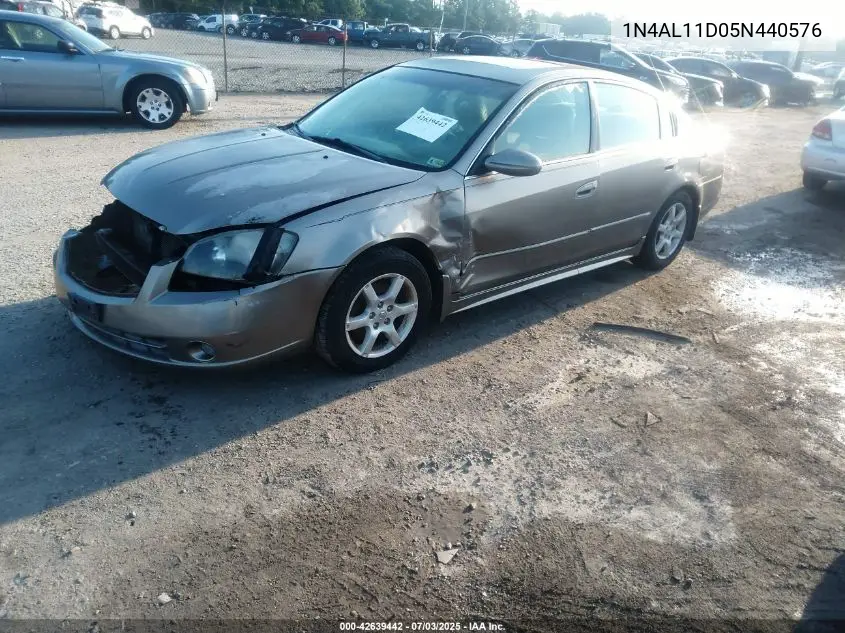 2005 Nissan Altima 2.5 S VIN: 1N4AL11D05N440576 Lot: 42639442