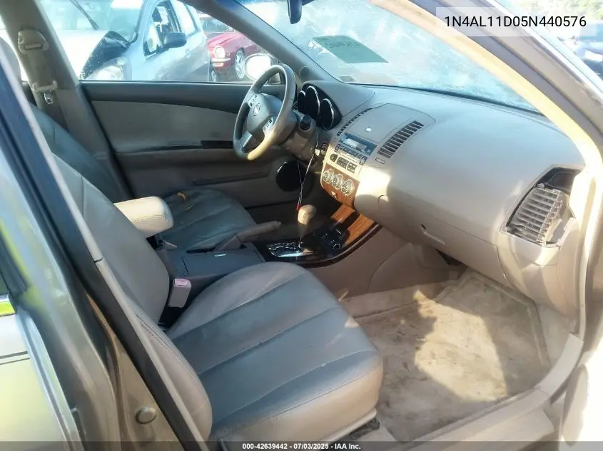 2005 Nissan Altima 2.5 S VIN: 1N4AL11D05N440576 Lot: 42639442