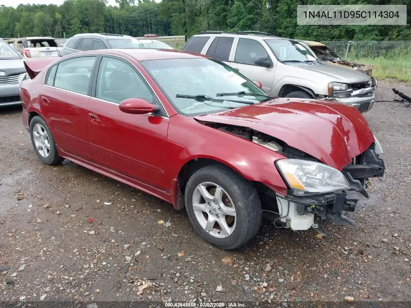 2005 Nissan Altima 2.5 S VIN: 1N4AL11D95C114304 Lot: 42645556