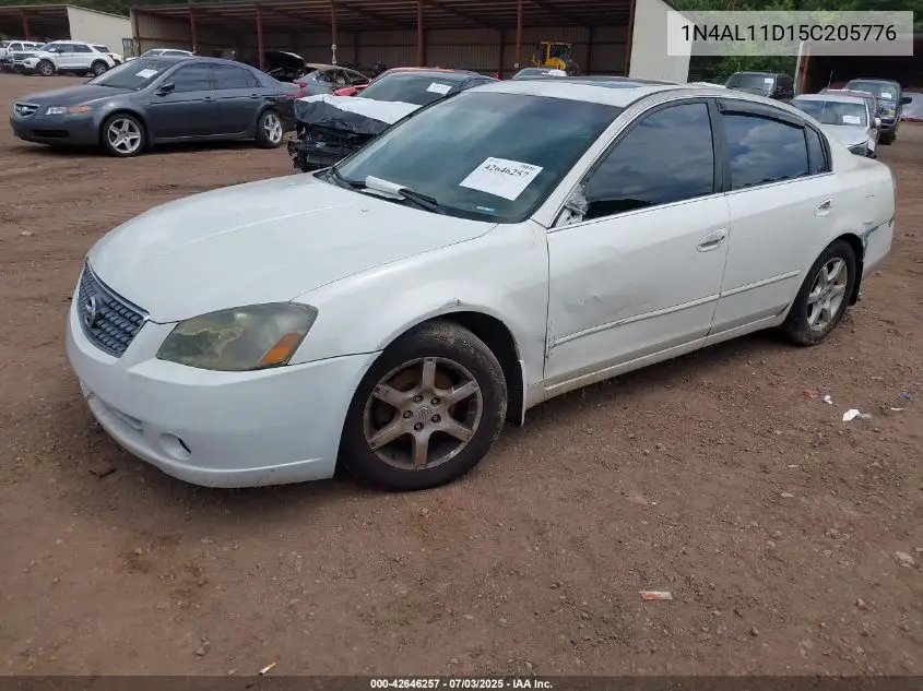 2005 Nissan Altima 2.5 S VIN: 1N4AL11D15C205776 Lot: 42646257