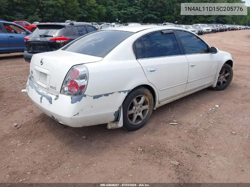 2005 Nissan Altima 2.5 S VIN: 1N4AL11D15C205776 Lot: 42646257