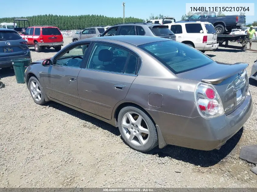 2005 Nissan Altima 3.5 Se VIN: 1N4BL11E15C210764 Lot: 42655191