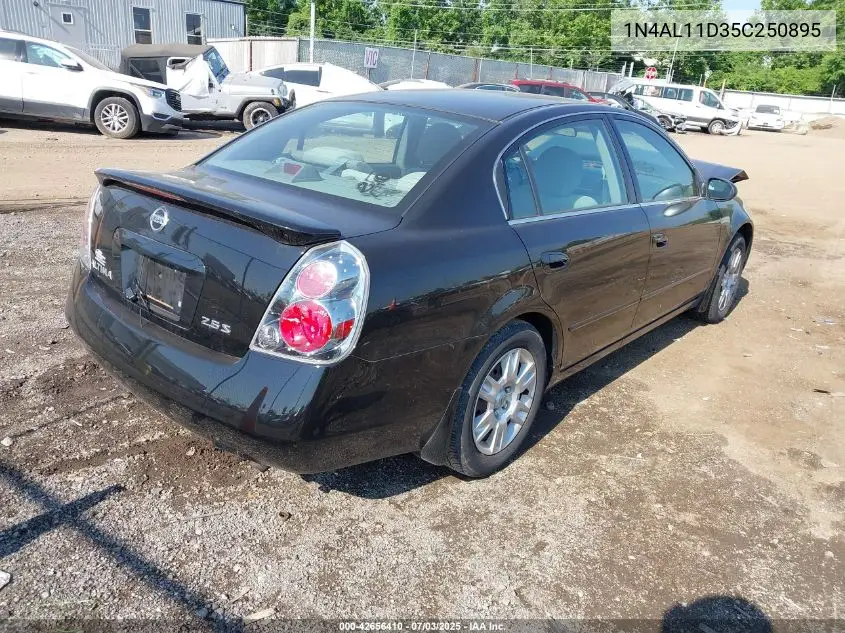 2005 Nissan Altima 2.5 S VIN: 1N4AL11D35C250895 Lot: 42656410