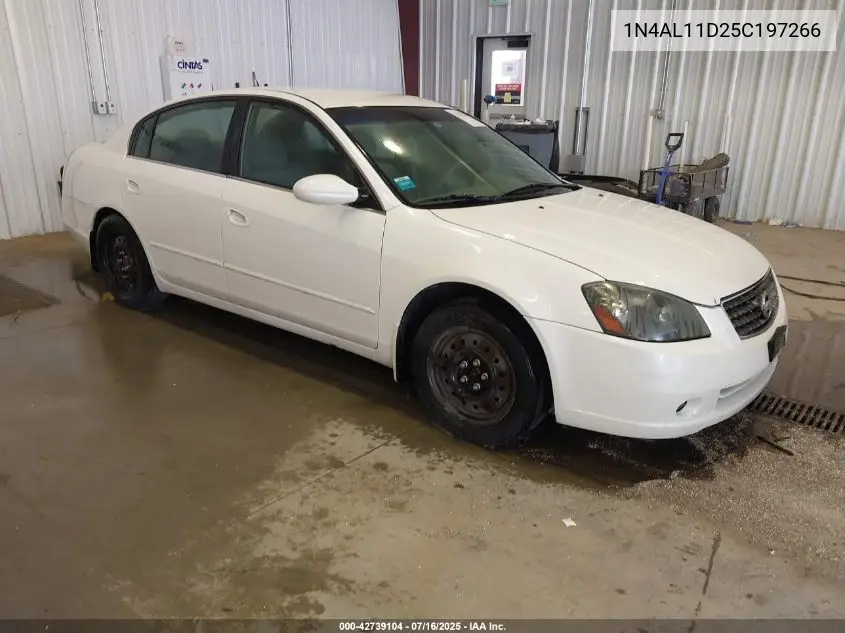 2005 Nissan Altima 2.5 S VIN: 1N4AL11D25C197266 Lot: 42739104