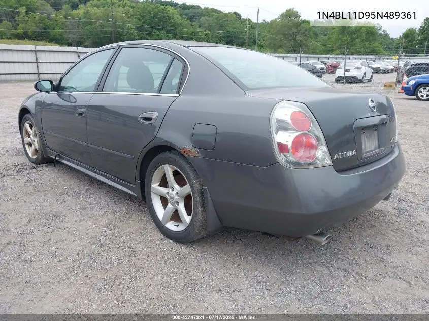 2005 Nissan Altima 3.5 Se VIN: 1N4BL11D95N489361 Lot: 42747321