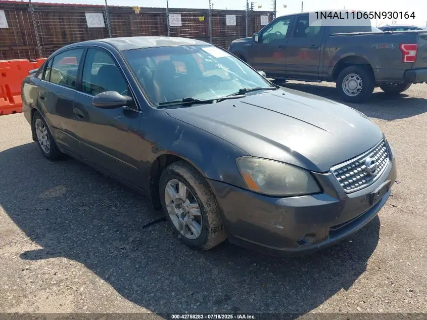2005 Nissan Altima 2.5 S VIN: 1N4AL11D65N930164 Lot: 42758283