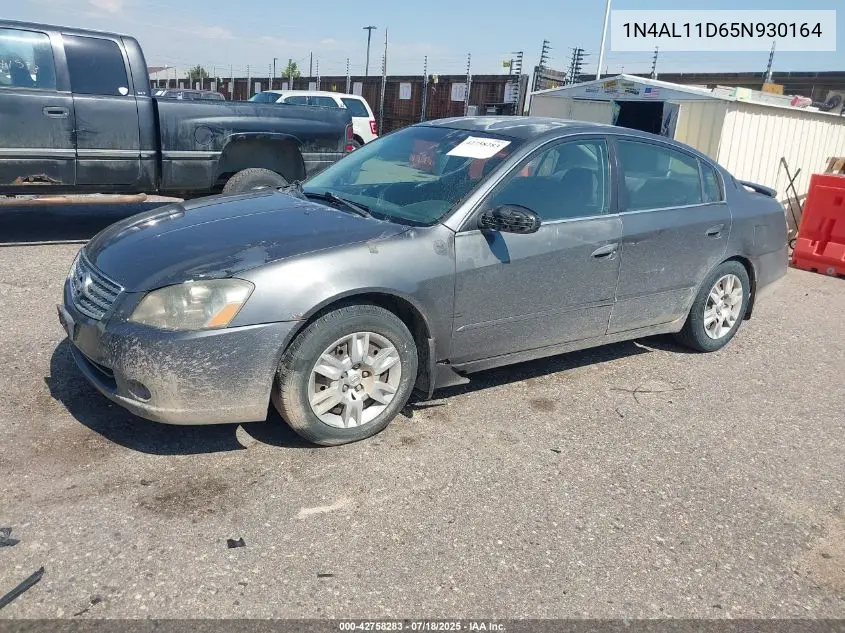 2005 Nissan Altima 2.5 S VIN: 1N4AL11D65N930164 Lot: 42758283