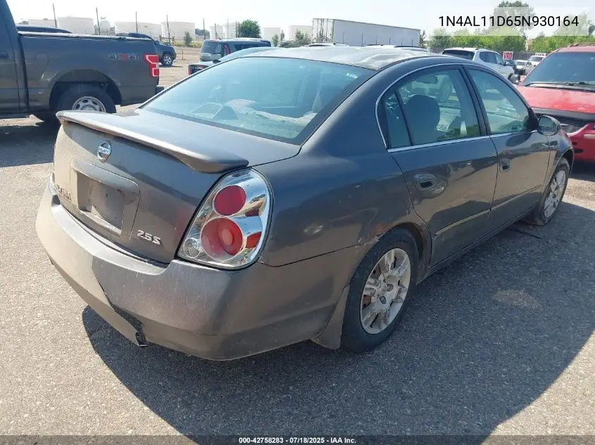 2005 Nissan Altima 2.5 S VIN: 1N4AL11D65N930164 Lot: 42758283