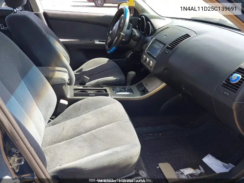 2005 Nissan Altima 2.5 S VIN: 1N4AL11D25C139691 Lot: 42784482