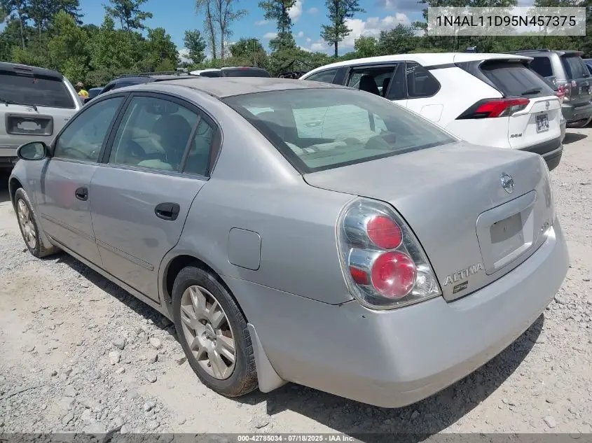 2005 Nissan Altima 2.5 S VIN: 1N4AL11D95N457375 Lot: 42785034