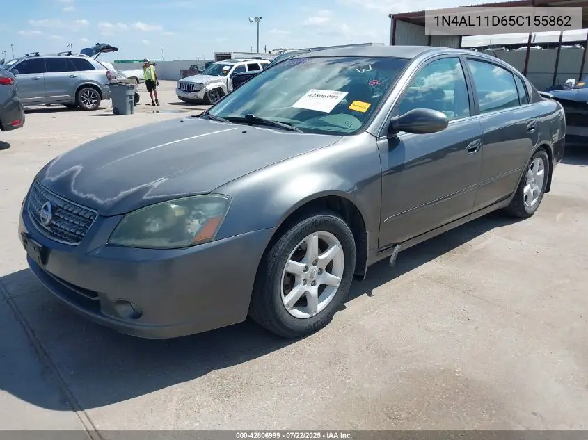 2005 Nissan Altima 2.5 S VIN: 1N4AL11D65C155862 Lot: 42806999