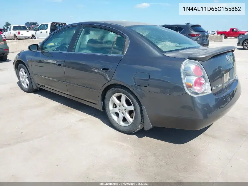 2005 Nissan Altima 2.5 S VIN: 1N4AL11D65C155862 Lot: 42806999
