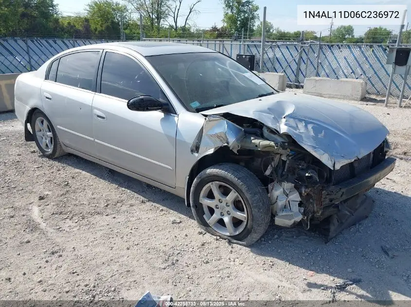 2006 Nissan Altima 2.5 S VIN: 1N4AL11D06C236972 Lot: 42255733