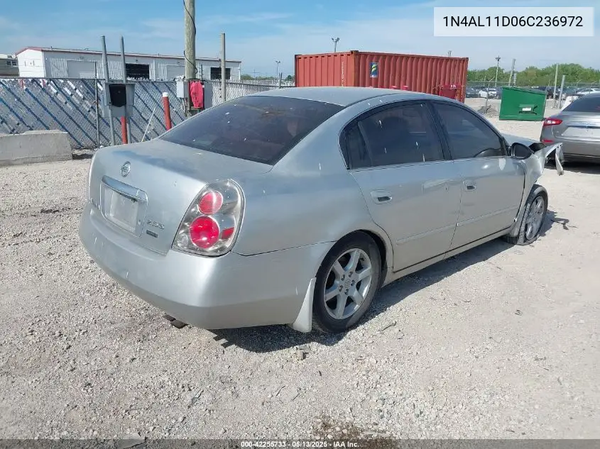 2006 Nissan Altima 2.5 S VIN: 1N4AL11D06C236972 Lot: 42255733