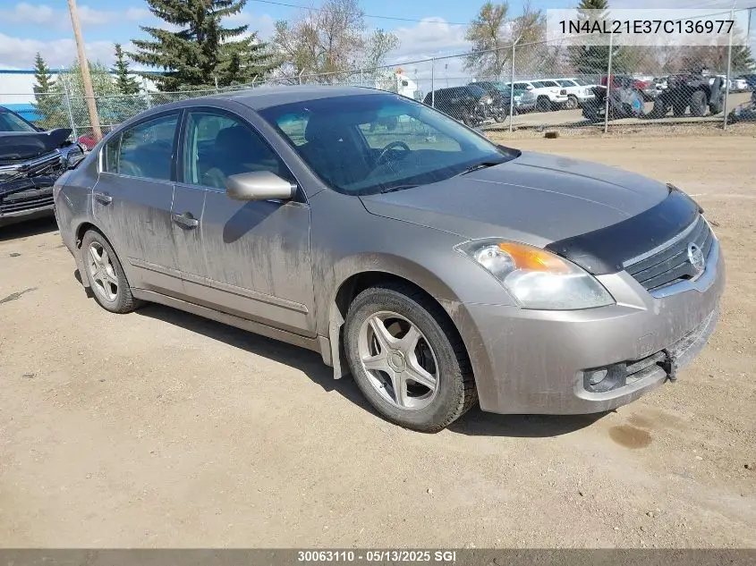 2007 Nissan Altima 2.5/2.5S VIN: 1N4AL21E37C136977 Lot: 30063110