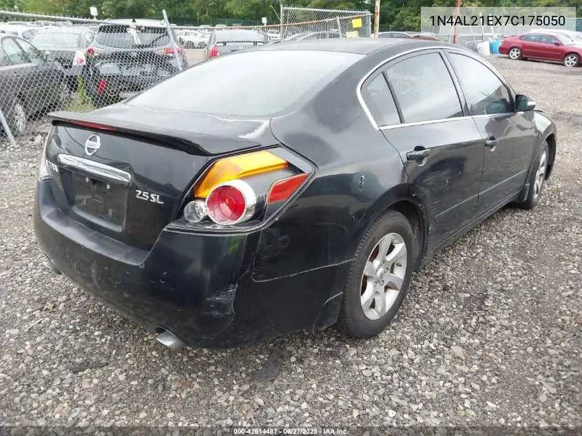 2007 Nissan Altima 2.5 S VIN: 1N4AL21EX7C175050 Lot: 42614487