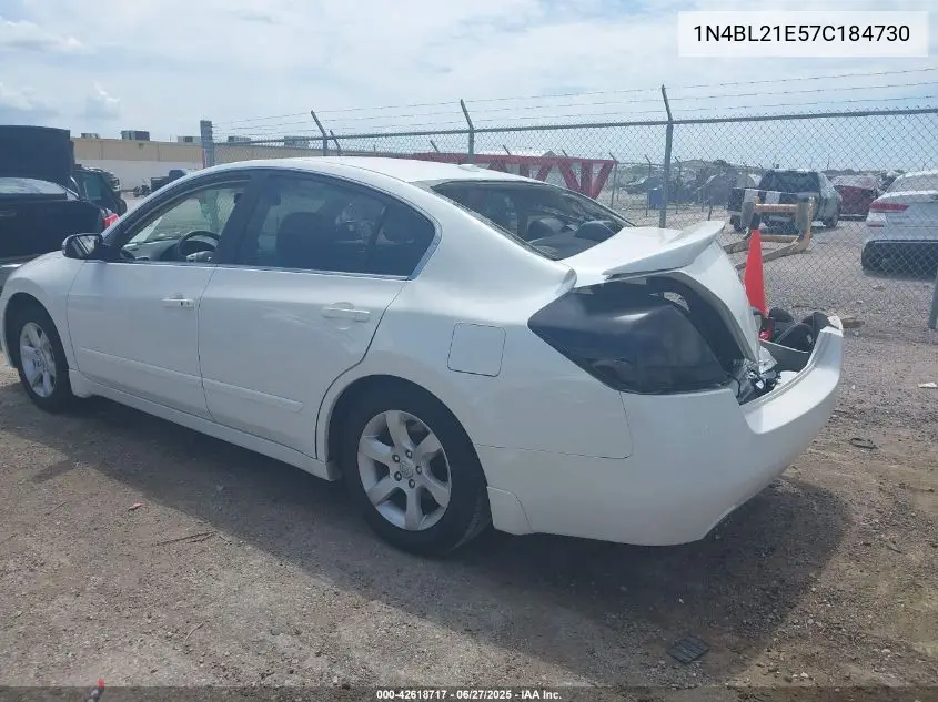 2007 Nissan Altima 3.5 Sl VIN: 1N4BL21E57C184730 Lot: 42618717