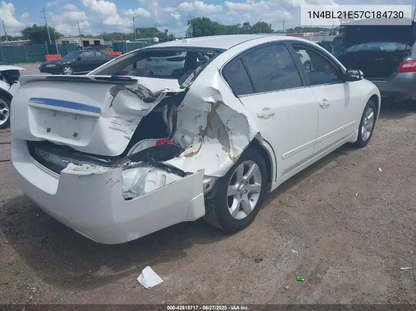 2007 Nissan Altima 3.5 Sl VIN: 1N4BL21E57C184730 Lot: 42618717