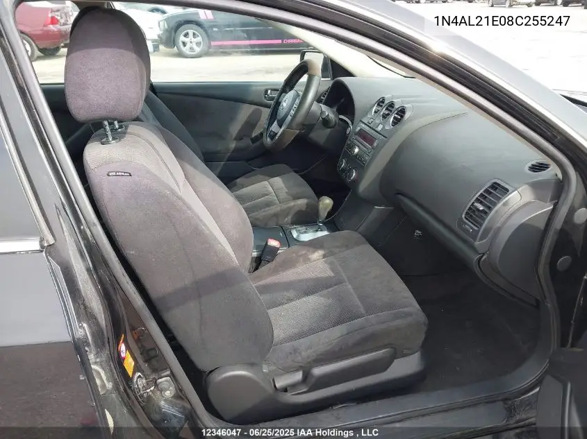 2008 Nissan Altima 2.5/2.5S VIN: 1N4AL21E08C255247 Lot: 12346047