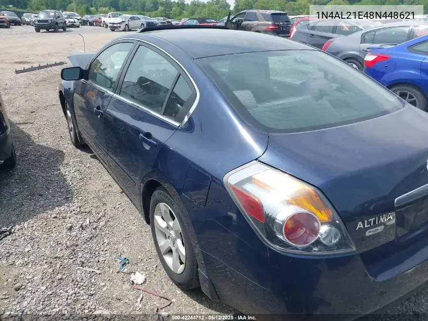 2008 Nissan Altima 2.5 S VIN: 1N4AL21E48N448621 Lot: 42244712