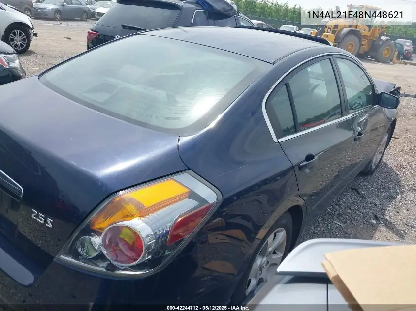 2008 Nissan Altima 2.5 S VIN: 1N4AL21E48N448621 Lot: 42244712