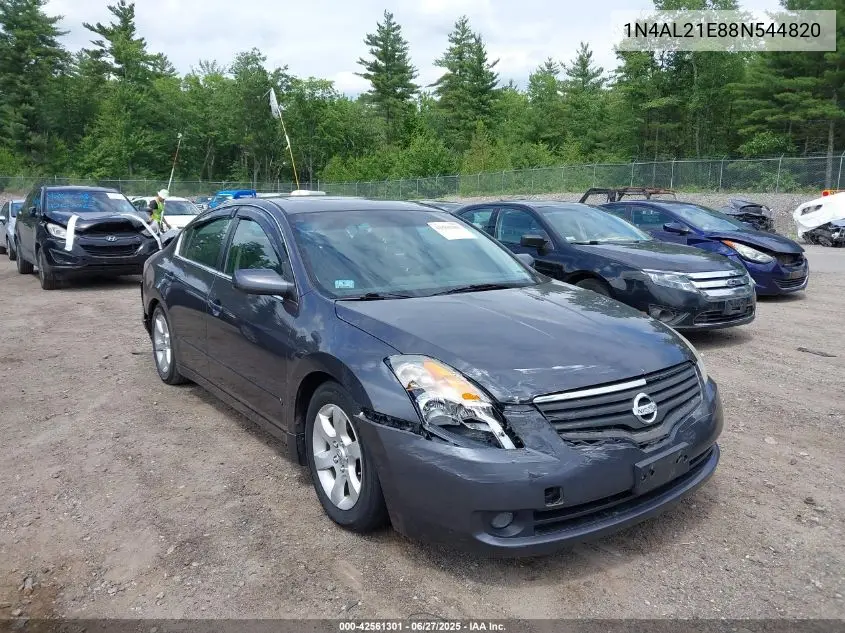 2008 Nissan Altima 2.5 S VIN: 1N4AL21E88N544820 Lot: 42561301