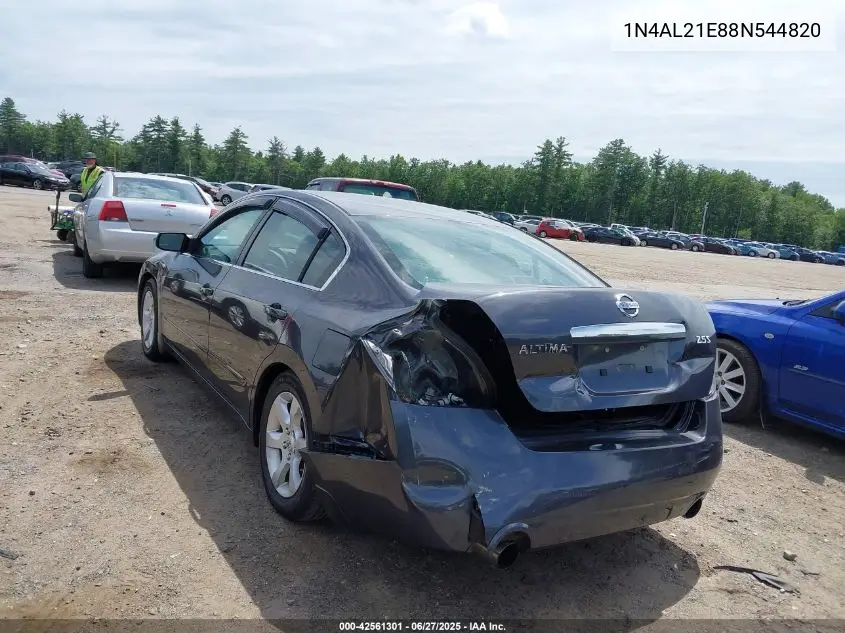 2008 Nissan Altima 2.5 S VIN: 1N4AL21E88N544820 Lot: 42561301
